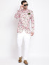 Men's Pink Silk Blend Jodhpuri